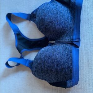 Victoria's Secret Black and Blue Activewear Top
